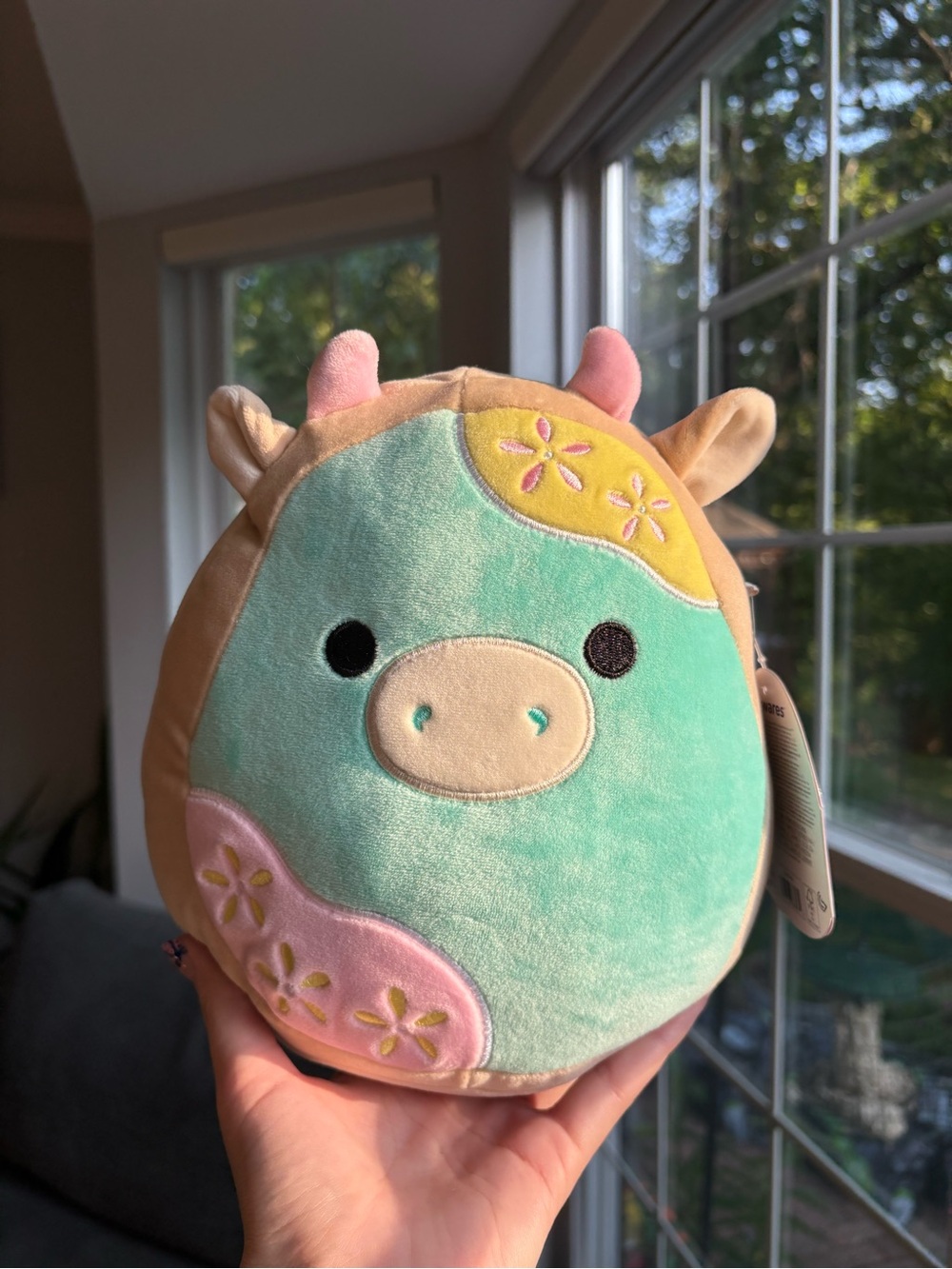Cornelius the pastel cookie cow Squishmallow NWT easter edition 8in